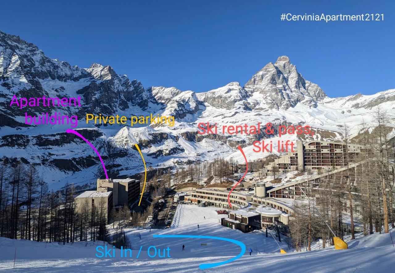 Cervinia Apartment 2121 - Ski & Mountain Panorama Брей-Червиния Экстерьер фото